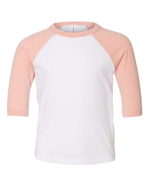 BELLA + CANVAS 3200T — White/ Heather Peach
