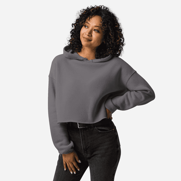 Women's Cropped Hoodie | Bella + Canvas 7502 view 2