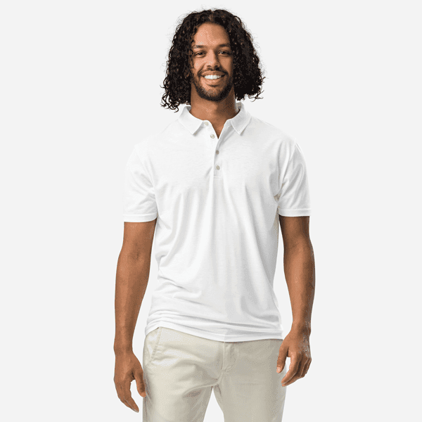 Men's All-Over Print Slim Fit Polo Shirt view 2