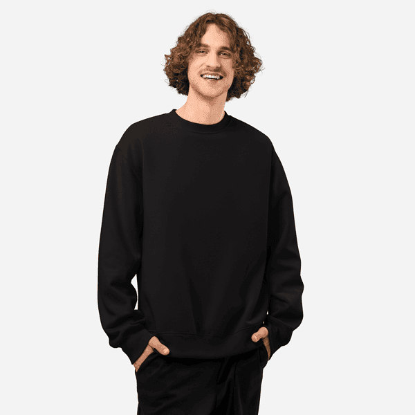 Unisex Oversized Heavyweight Sweatshirt | Bella + Canvas 4711 view 2
