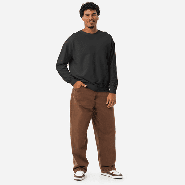 Unisex Garment-Dyed Lightweight Fleece Crewneck Sweatshirt I Comfort Colors 1466 view 2