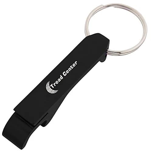 Bottle Opener Keychain — Black