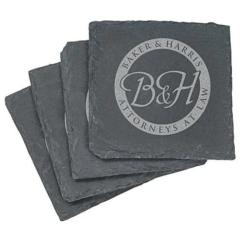 Ceramic Coaster Set — White Ceramic