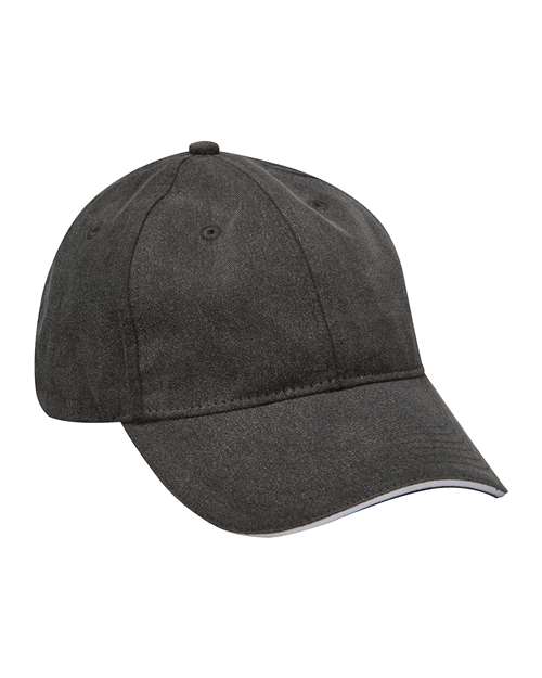 Adams Headwear LP107 — Black/ White