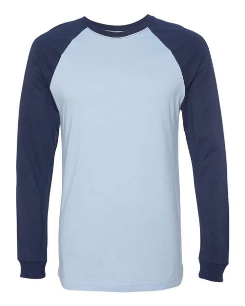 BELLA + CANVAS 3000 — Baby Blue/ Navy