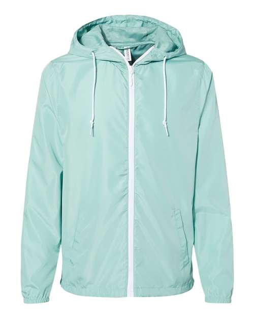 Independent Trading Co. EXP54LWZ — Aqua/ White Zipper