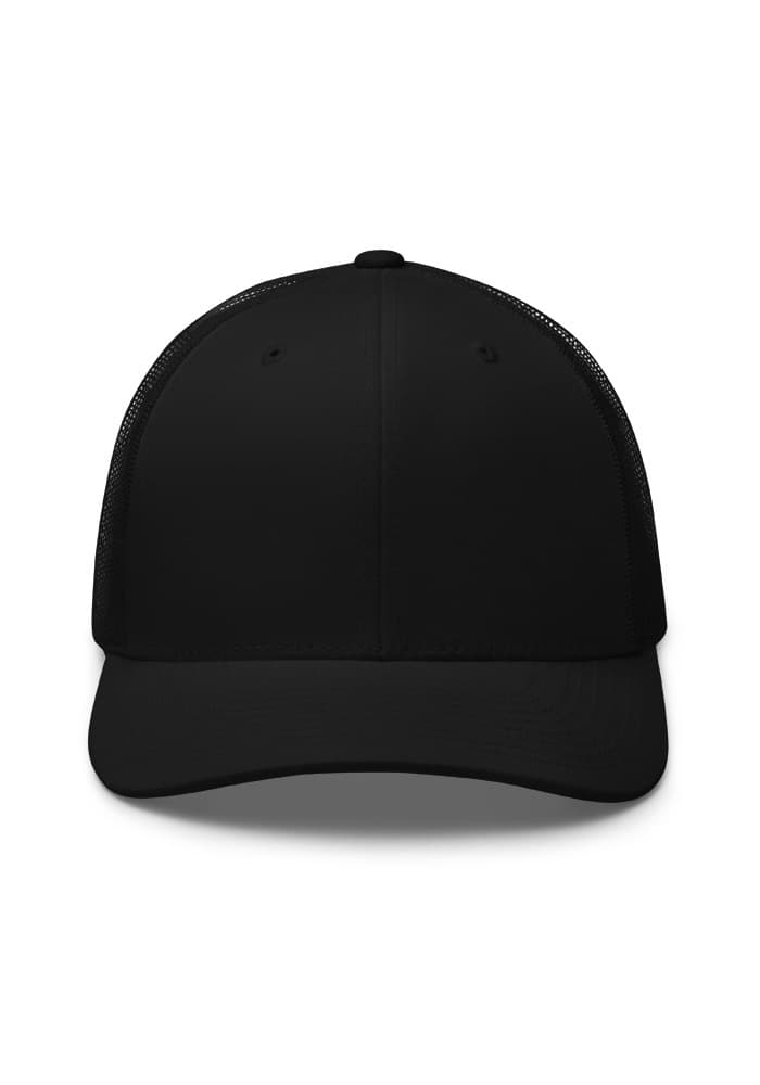 Retro Trucker Hat | Yupoong 6606 — Black