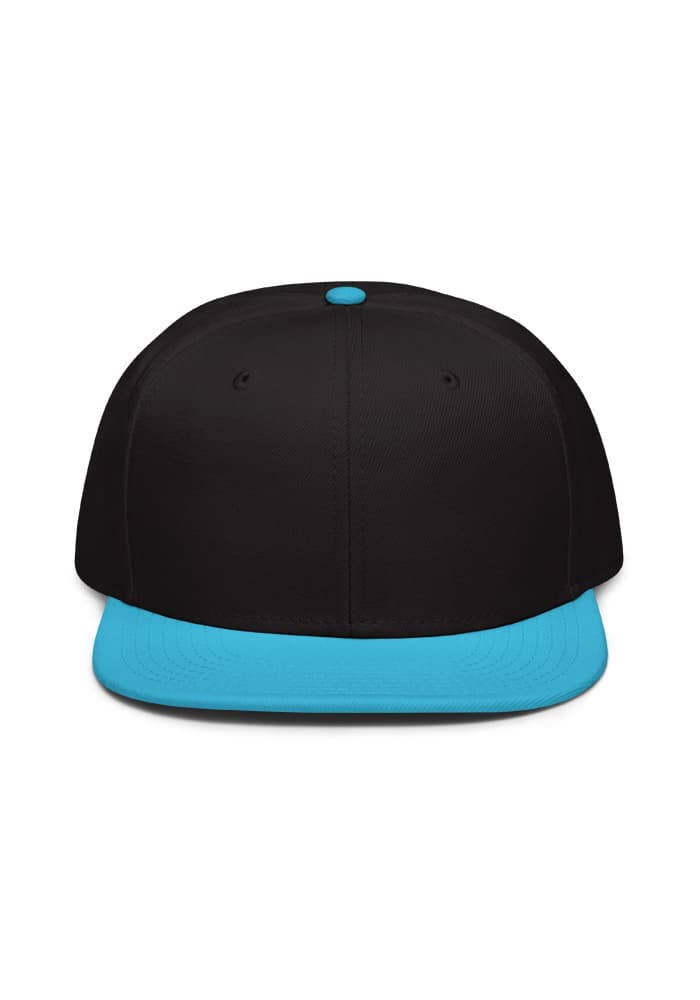 Snapback | Otto Cap 125-978 — Aqua blue / Black / Black